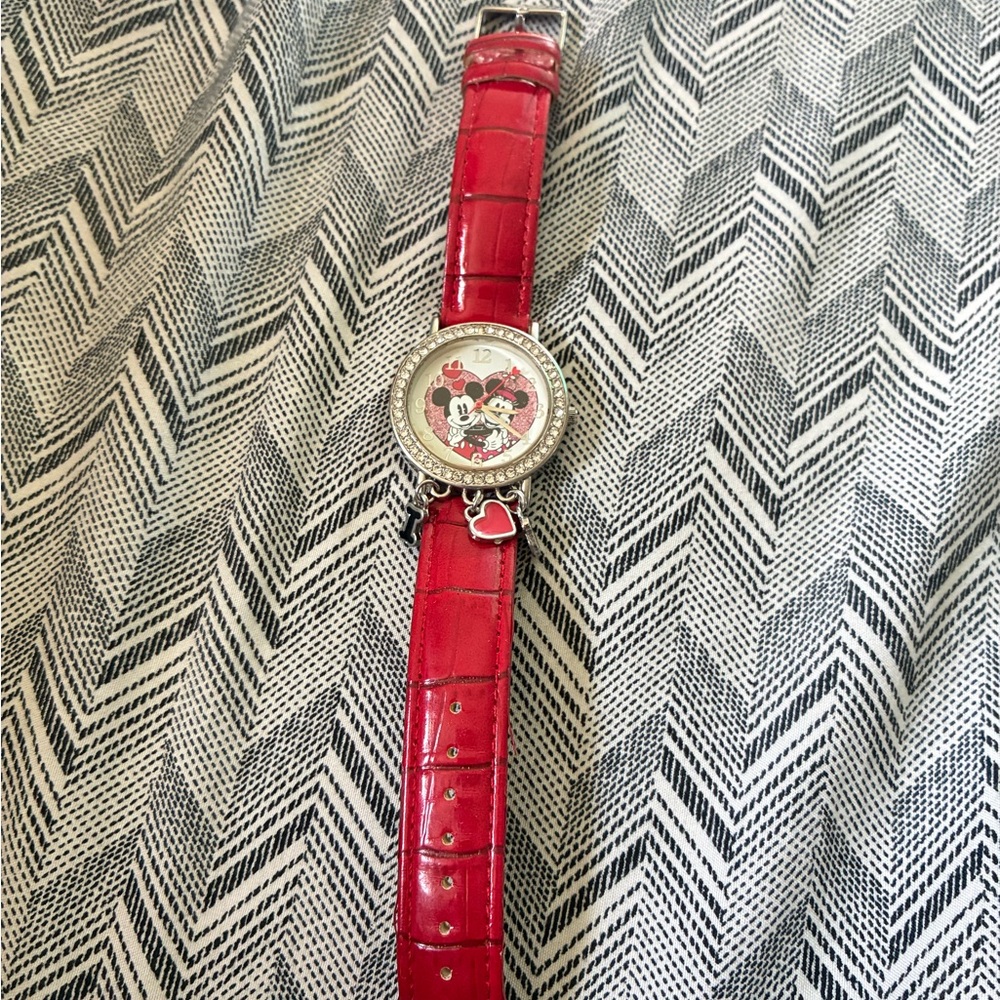 Disney Red Minnie Mouse Watch